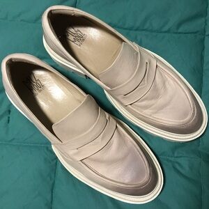 Miz Mooz TORIN Cream Chunky Leather Loafer 42
